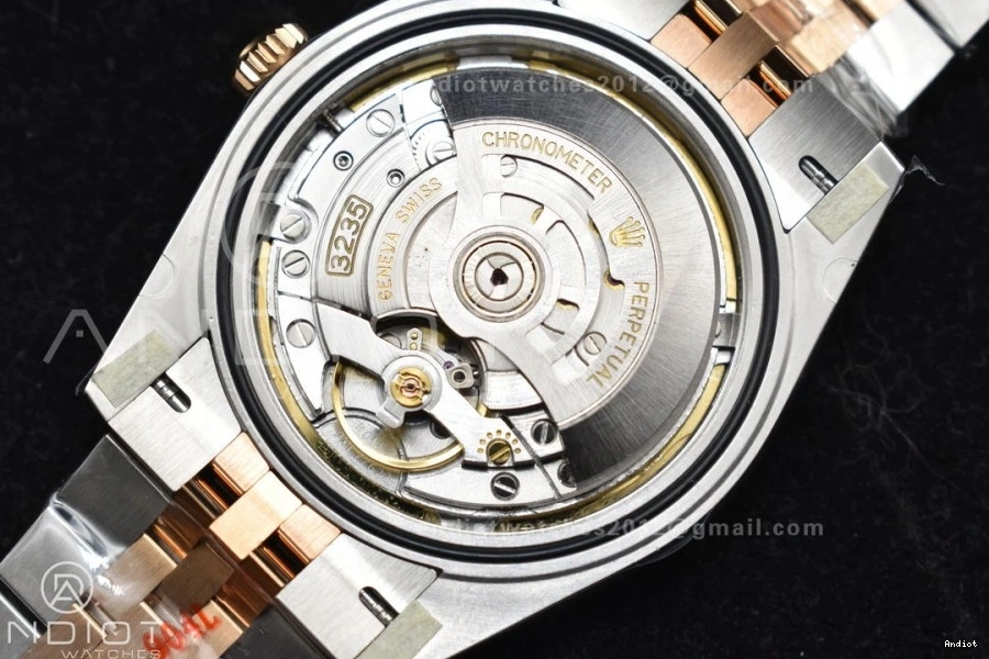 Best on RG 904L Steel Stick DateJust Edition Bracelet Brown SS Jubilee 41 1:1 Clean 126333 Dial VR3235 0601